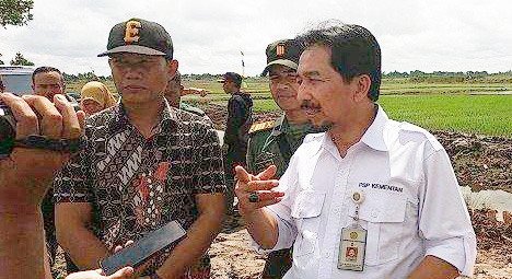 Kunker Kalbar, Dirjen PSP Evaluasi Potensi Pertanian di Kabupaten Landak